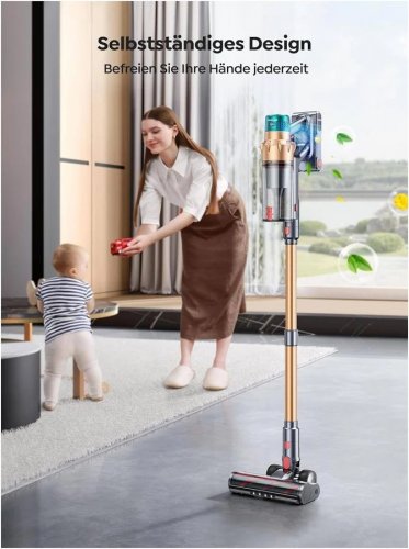 Aspiradora Inalámbrica Smoture 650w 55 Kpa 70 Min de Autonomía