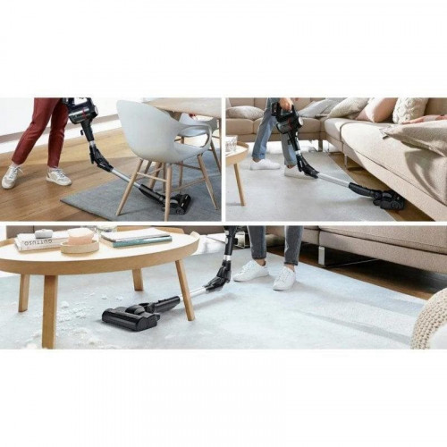 Aspiradora sin Bolsa Bosch BSS715FRSH 18V 35 min Cepillo Alfombra Negro Plata