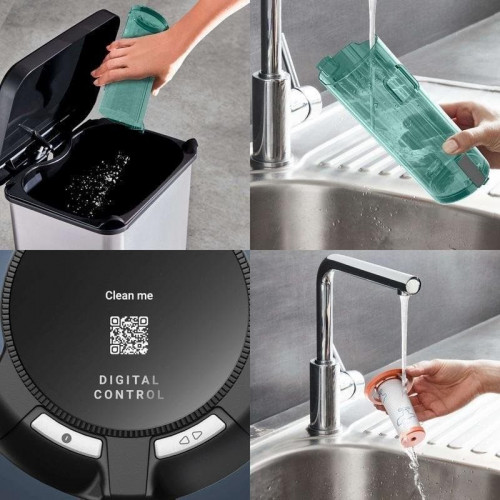 Aspiradora sin Bolsa Rowenta RH1833 100W 45 min Ultraligera Verde y Gris