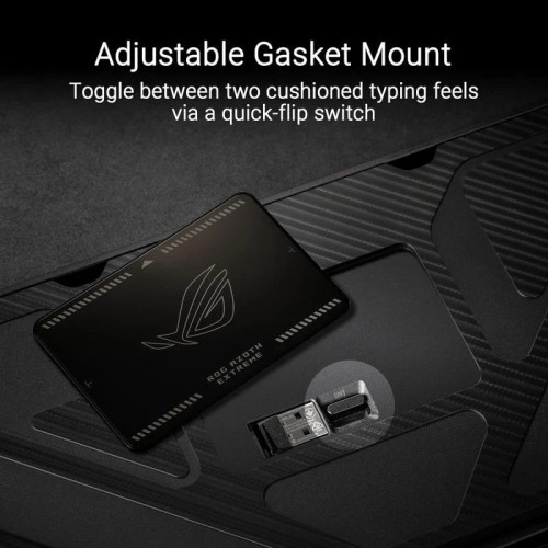 ASUS ROG Azoth Extreme Teclado Gaming Mecánico Inalámbrico RGB Switch ROG NX Negro Layout USA