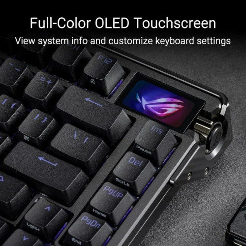 ASUS ROG Azoth Extreme Teclado Gaming Mecánico Inalámbrico RGB Switch ROG NX Negro Layout USA