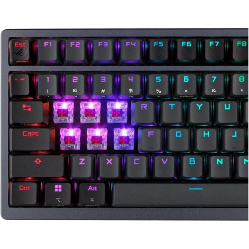 ASUS ROG Azoth Teclado Mecánico Gaming RGB Inalámbrico ROG NX Red Negro Teclado Italiano