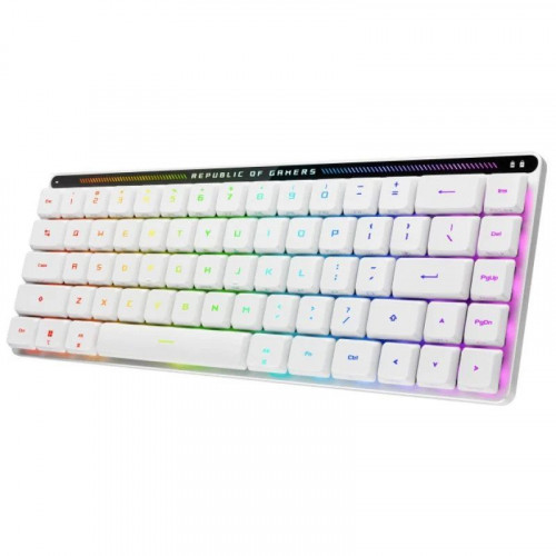 ASUS ROG Falchion RX Low Profile Teclado Inalámbrico Gaming QWERTY Español Blanco