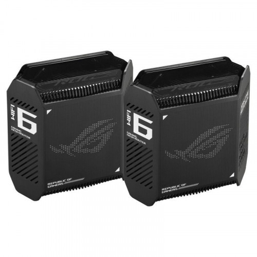 ASUS ROG Rapture GT6 Router WiFi Mesh AX10000 Tri-Banda MU-MIMO Negro Pack 2 Unidades