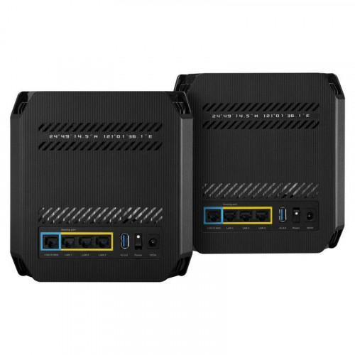 ASUS ROG Rapture GT6 Router WiFi Mesh AX10000 Tri-Banda MU-MIMO Negro Pack 2 Unidades