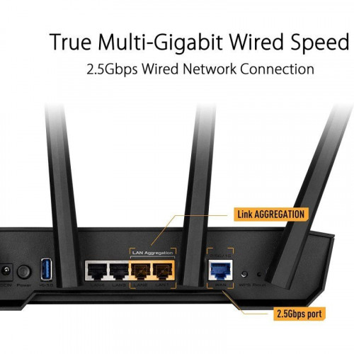 ASUS TUF Gaming AX3000 V2 Router WiFi 6 Doble Banda AX3000 AiMesh OVPN MU-MIMO