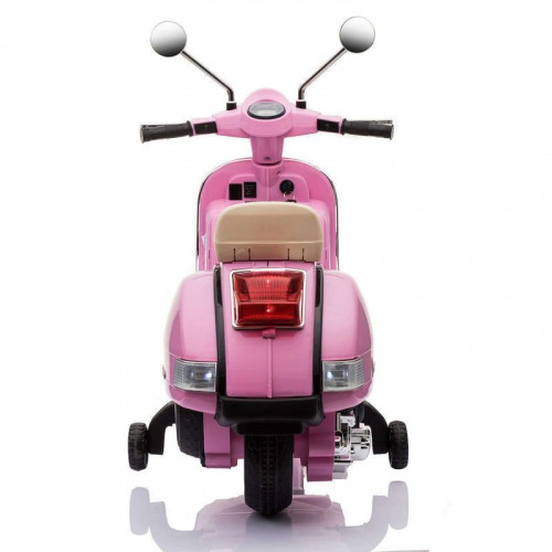 Ataa Cars Moto Eléctrica Vespa Clásica con Licencia Piaggio 12V Rosa