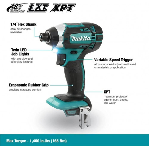 Atornillador de impacto 18V 165Nm Makita DTD152Z