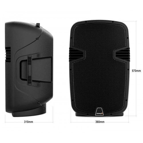 Audibax Arkansas 12 Altavoz Profesional Bluetooth 12 Usb, 600 Watios