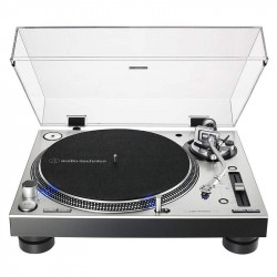 Audio-Technica AT-LP140XP Plato DJ Tracción Directa Plateado