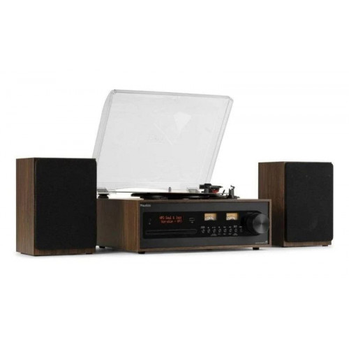 Audizio Boston Tocadiscos Retro con altavoces