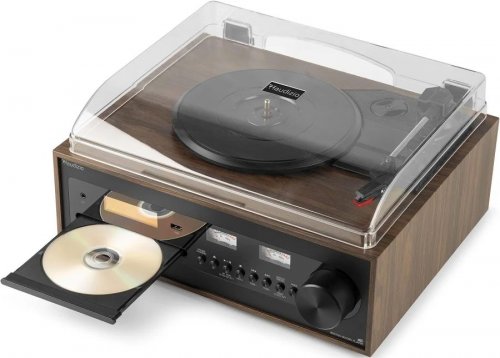 Audizio Boston Tocadiscos Retro con altavoces