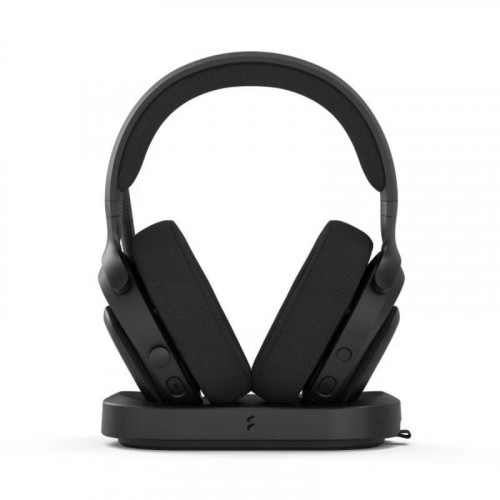 Auricular Fractal Design Scape Inalámbrico y Alámbrico Negro con Base de Carga y Micrófono Boom