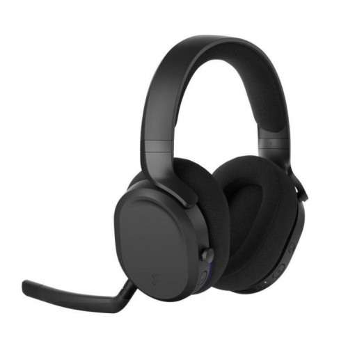 Auricular Fractal Design Scape Inalámbrico y Alámbrico Negro con Base de Carga y Micrófono Boom