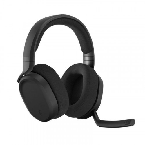 Auricular Fractal Design Scape Inalámbrico y Alámbrico Negro con Base de Carga y Micrófono Boom