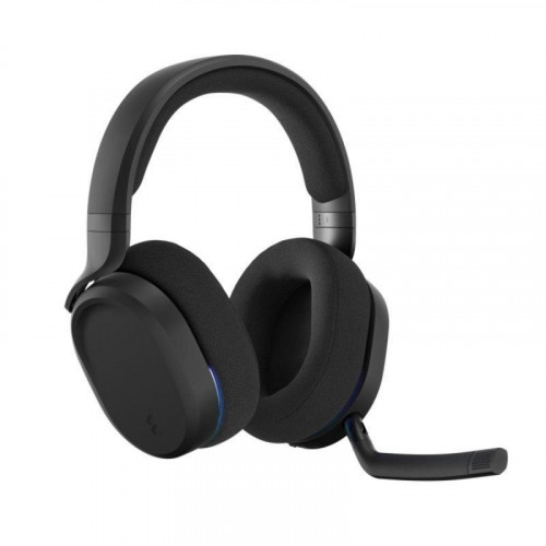 Auricular Fractal Design Scape Inalámbrico y Alámbrico Negro con Base de Carga y Micrófono Boom