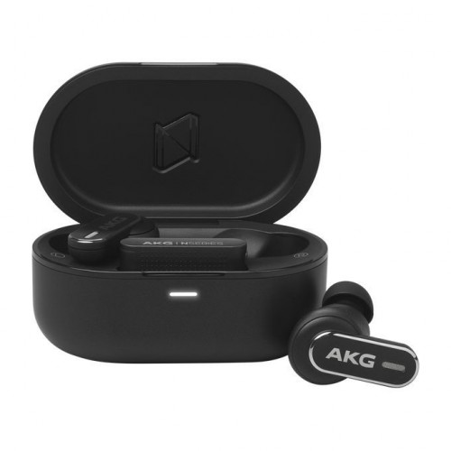 Auriculares AKG inalámbricos Bluetooth 5.3 con Cancelación de Ruido, Micrófono y Hi-Res Audio Negro