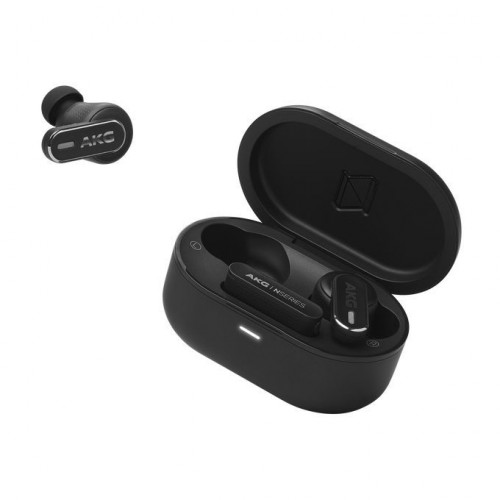 Auriculares AKG inalámbricos Bluetooth 5.3 con Cancelación de Ruido, Micrófono y Hi-Res Audio Negro
