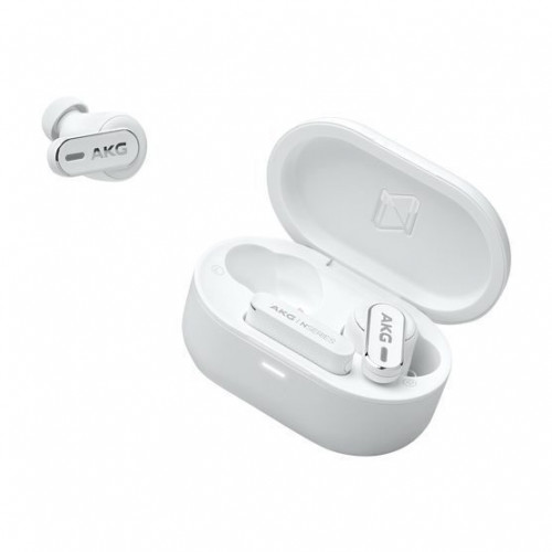 Auriculares AKG inalámbricos Bluetooth 5.3 Hi-Res con Cancelación de Ruido y micrófono blanco