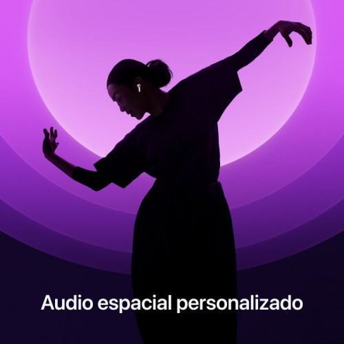 Auriculares Apple AirPods 4 inalambricos Bluetooth 5.3 para llamadas y deporte IP54 blancos