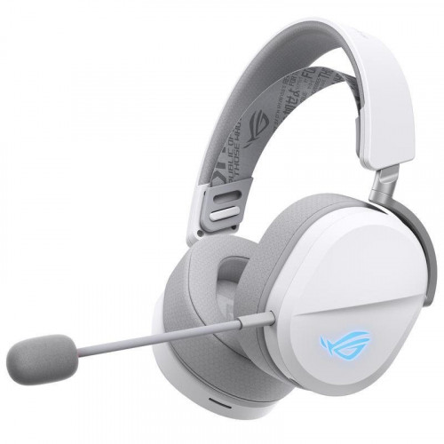 Auriculares ASUS ROG Pelta inalámbricos y con cable Bluetooth Gaming con retroiluminación multicolor blancos