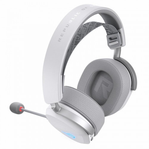 Auriculares ASUS ROG Pelta inalámbricos y con cable Bluetooth Gaming con retroiluminación multicolor blancos