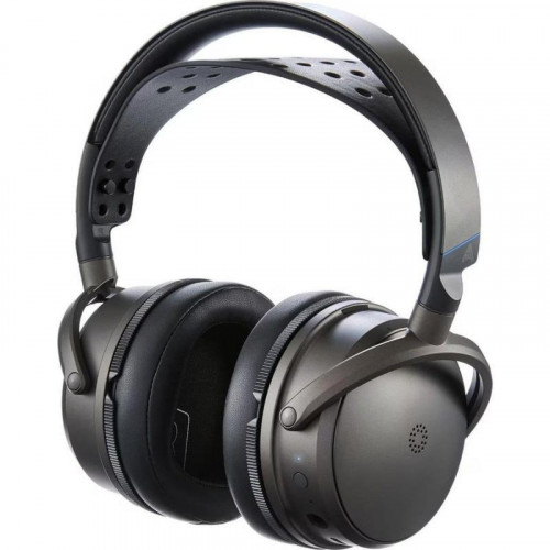 Auriculares Audeze Maxwell 2 inalámbricos Bluetooth WiFi Gaming con cancelación de ruido gris y negro