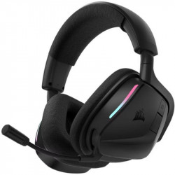 Auriculares Corsair VOID v2 MAX Wireless Gaming Inalámbricos USB-C y Bluetooth con Sonido 7.1 y Microfono Omnidireccional RGB Negro