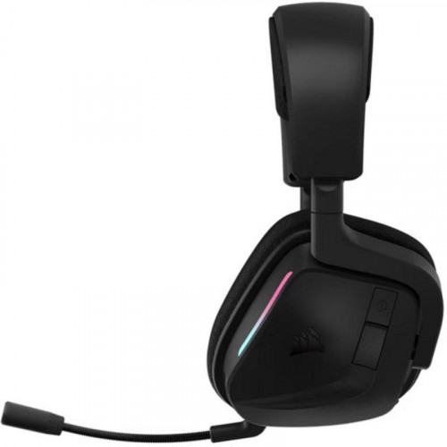 Auriculares Corsair VOID v2 MAX Wireless Gaming Inalámbricos USB-C y Bluetooth con Sonido 7.1 y Microfono Omnidireccional RGB Negro