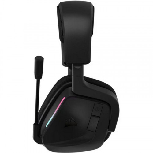 Auriculares Corsair VOID v2 MAX Wireless Gaming Inalámbricos USB-C y Bluetooth con Sonido 7.1 y Microfono Omnidireccional RGB Negro