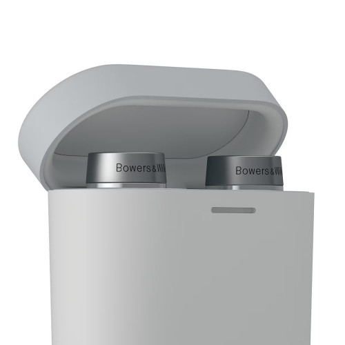 Auriculares de botón Bowers&Wilkins PI5 S2 True Wireless con cancelación de ruido activa Gris claro