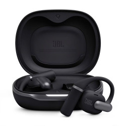 Auriculares de conducción de aire JBL Sense Pro, True Wireless, IP54, hasta 38h. reproducción total, Bluetooth 5.4 Negro