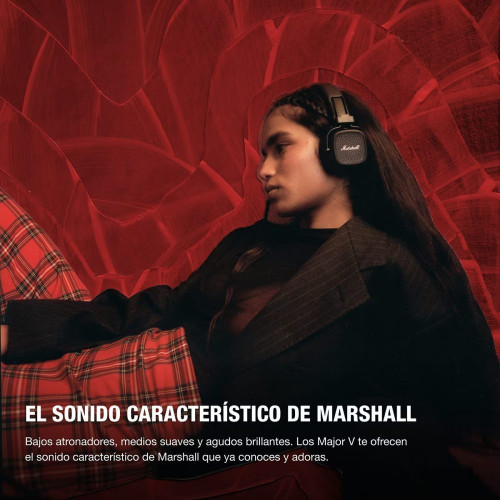 Auriculares de diadema Marshall Major V BT Negro Negro