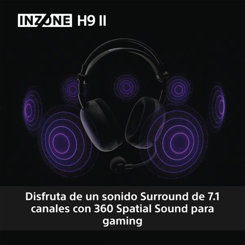 Auriculares Diadema con micrófono para Gaming Sony INZONE H9 II con cancelación de ruido Blanco