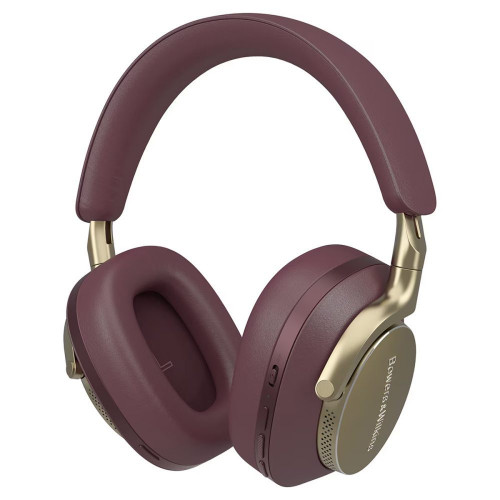 Auriculares diadema inalámbricos Bowers & Wilkins Px8 Royal Burgundy, con cancelación de ruido Burdeos