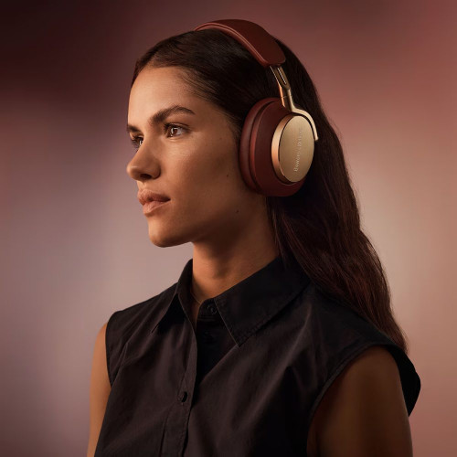 Auriculares diadema inalámbricos Bowers & Wilkins Px8 Royal Burgundy, con cancelación de ruido Burdeos
