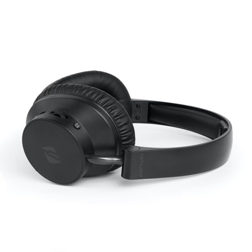 Auriculares Duales para TV Muse M-288 CTV con base de carga y transmisor, Bluetooth 5.3 Negro