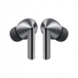 Auriculares Galaxy inalámbricos TWS Bluetooth cancelación activa de ruido micrófono plata
