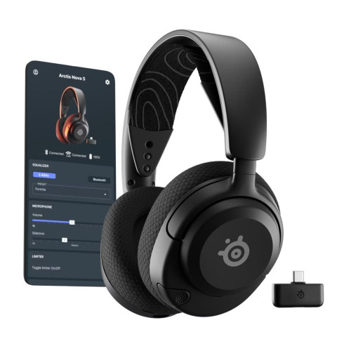Auriculares Gaming con micrófono Steelseries Arctis Nova 5 Negro