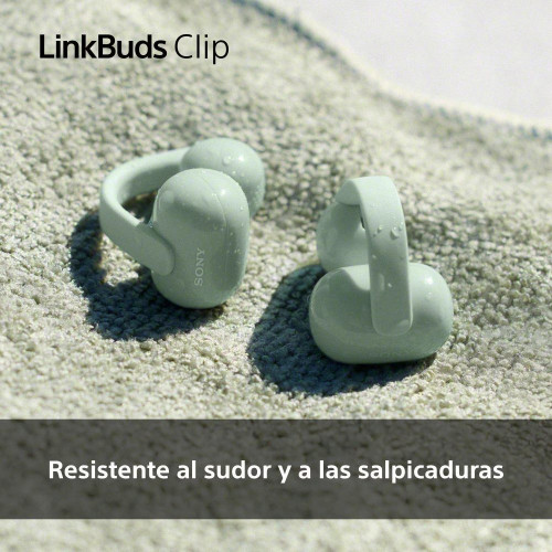 Auriculares inalámbricos Sony LinkBuds Clip, Bluetooth, IPX4, 37 horas de Batería Negro