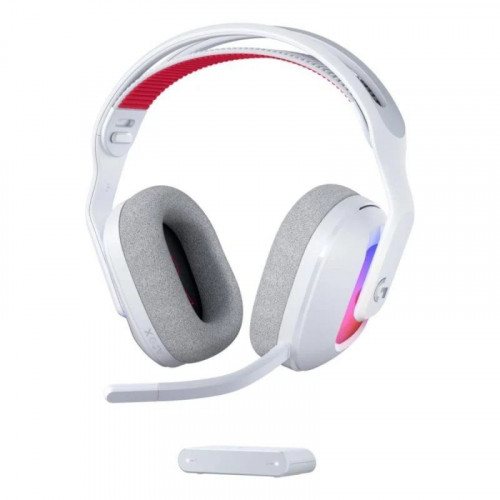 Auriculares Logitech G Astro A20 X inalámbricos y cableados gaming multiplataforma RGB blanco