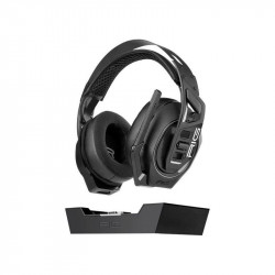 Auriculares NACON RIG 900 MAX HS inalámbricos Bluetooth gaming con micrófono extraíble, cancelación de ruido y base de carga, negros
