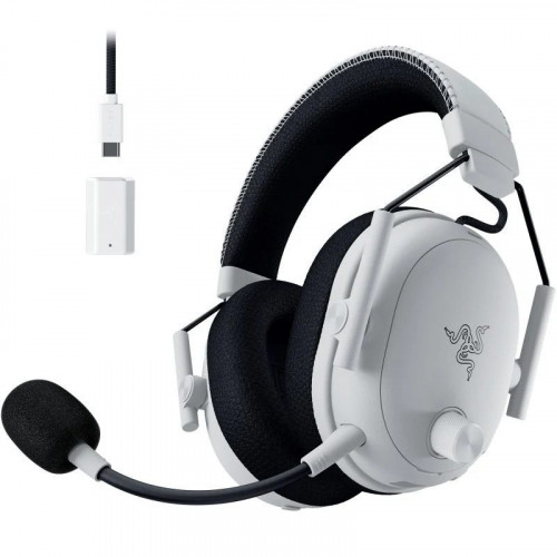 Auriculares Razer Razer BlackShark V3 Pro inalámbricos HyperSpeed ANC con audio espacial THX Blancos