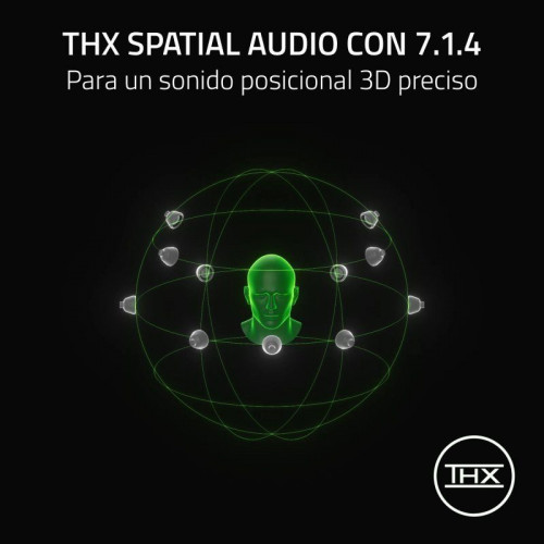 Auriculares Razer Razer BlackShark V3 Pro inalámbricos HyperSpeed ANC con audio espacial THX Blancos