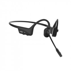 Auriculares Shokz C120-AN-BK inalámbricos Bluetooth con Cancelación de Ruido y micrófono, uso oficina, negros