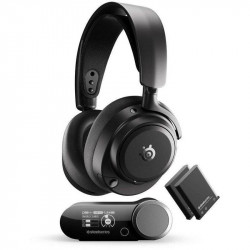 Auriculares Steelseries Arctis Nova Pro Omni inalámbricos 2,4 GHz + Bluetooth con Cancelación de Ruido Negro