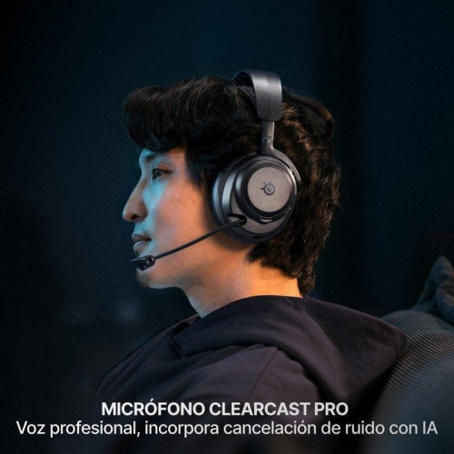 Auriculares Steelseries Arctis Nova Pro Omni inalámbricos 2,4 GHz + Bluetooth con Cancelación de Ruido Negro