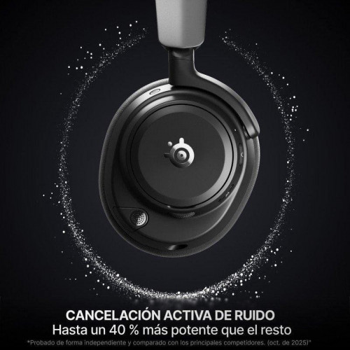 Auriculares Steelseries Arctis Nova Pro Omni inalámbricos 2,4 GHz + Bluetooth con Cancelación de Ruido Negro