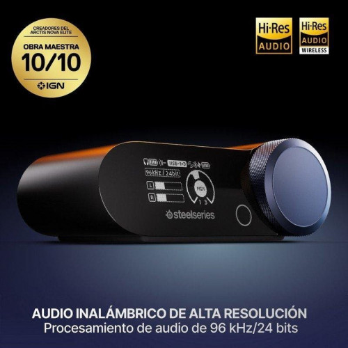 Auriculares Steelseries Arctis Nova Pro Omni inalámbricos 2,4 GHz + Bluetooth con Cancelación de Ruido Azul