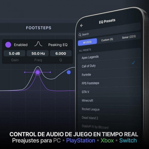 Auriculares Steelseries Arctis Nova Pro Omni inalámbricos 2,4 GHz + Bluetooth con Cancelación de Ruido Negro